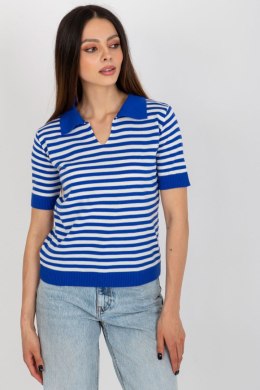 Bluzka damska w paski Model BA-BZ-1439.68 Dark Blue - Badu