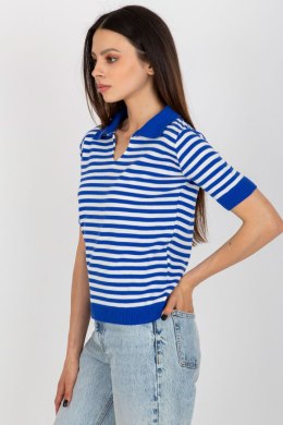 Bluzka damska w paski Model BA-BZ-1439.68 Dark Blue - Badu