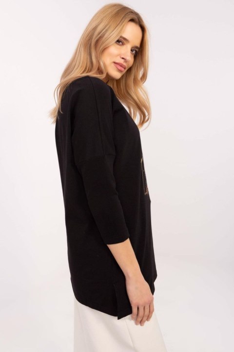 Bluzka damska Model CLM-BZ-0052.37 Black Bluzka damska Model CLM-BZ-0052.37 Black