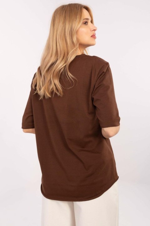 Bluzka damska Model CLM-BZ-0119.36 Brown Bluzka damska Model CLM-BZ-0119.36 Brown