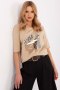 Bluzka damska Model CLM-BZ-0119.36 Camel