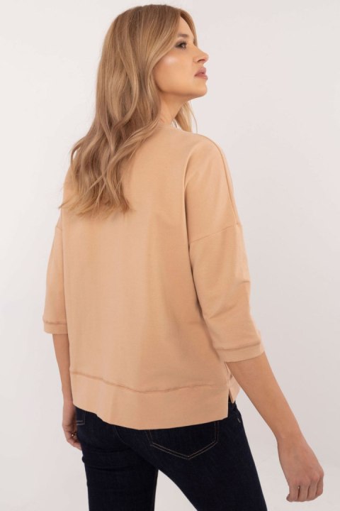 Bluzka damska Model CLM-BZ-1252.01X Camel Bluzka damska Model CLM-BZ-1252.01X Camel