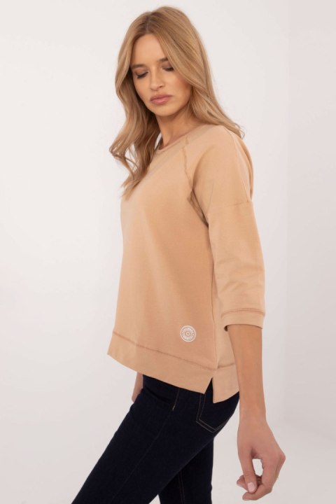 Bluzka damska Model CLM-BZ-1252.01X Camel Bluzka damska Model CLM-BZ-1252.01X Camel