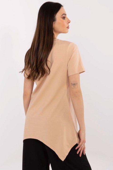 Bluzka damska Model CLM-BZ-1702.89 Camel Bluzka damska Model CLM-BZ-1702.89 Camel