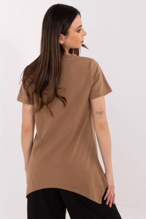Bluzka damska Model CLM-BZ-1702.89 Light Brown Bluzka damska Model CLM-BZ-1702.89 Light Brown