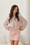 Bluzka damska Model Carly ROZ BLU0203 Pink - Roco Fashion