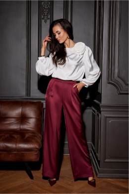 Bluzka damska elegancka Model Evelyn EKR BLU0194 Ecru - Roco Fashion