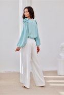 Bluzka damska elegancka Model Evelyn MIE BLU0194 Mint - Roco Fashion