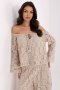Bluzka damska hiszpanka Model MI-BZ-88500.79 Beige - Italy Moda