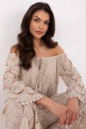 Bluzka damska hiszpanka Model MI-BZ-88500.79 Beige - Italy Moda