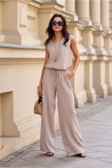 Bluzka Model Manon BEZ BLU0210 Beige - Roco Fashion