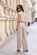 Bluzka Model Manon BEZ BLU0210 Beige - Roco Fashion