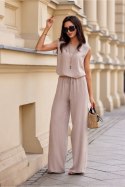 Bluzka Model Manon BEZ BLU0210 Beige - Roco Fashion