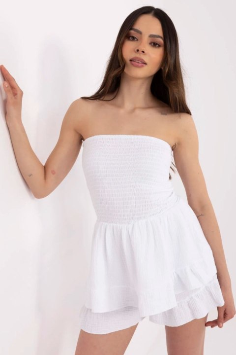 Kombinezon Model MI-KO-61124.94 White - Italy Moda Kombinezon Model MI-KO-61124.94 White - Italy Moda