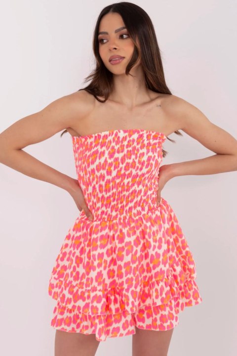 Kombinezon Model MI-KO-611243.79 Fluo Pink - Italy Moda Kombinezon Model MI-KO-611243.79 Fluo Pink - Italy Moda
