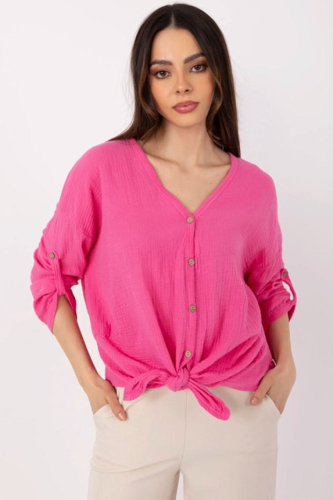Koszula Damska Model DHJ-KS-25108.60P Fluo Pink - Italy Moda Koszula Damska Model DHJ-KS-25108.60P Fluo Pink - Italy Moda