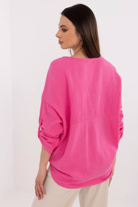 Koszula Damska Model DHJ-KS-25108.60P Fluo Pink - Italy Moda Koszula Damska Model DHJ-KS-25108.60P Fluo Pink - Italy Moda