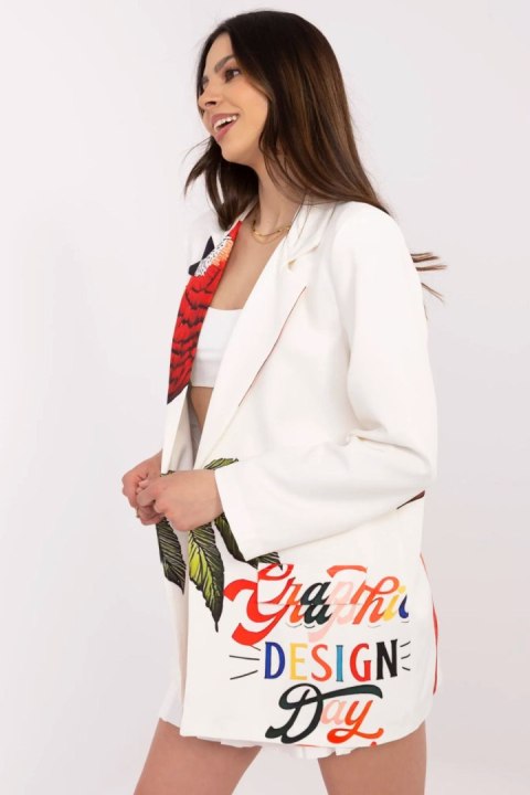 Marynarka Model DHJ-MA-18525-33.18 Ecru - Italy Moda Marynarka Model DHJ-MA-18525-33.18 Ecru - Italy Moda