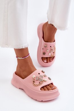 Klapki damskie Model Afariana M320 Pink