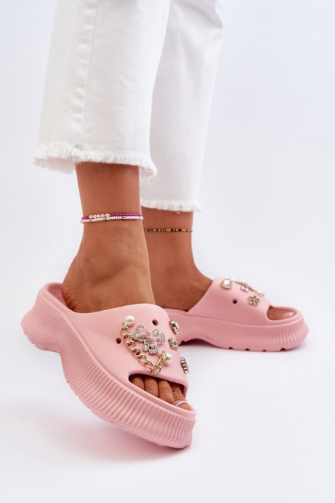 Klapki damskie Model Afariana M320 Pink Klapki damskie Model Afariana M320 Pink