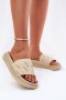 Klapki damskie Model Big Star RR274A542 Beige