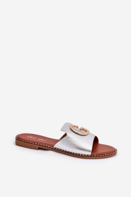 Klapki damskie Model Frelie L2858 Silver