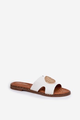 Klapki damskie Model Oferry L2857 White