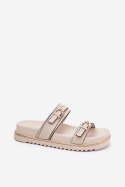 Klapki damskie Model Ziferte LD-27 Light Beige