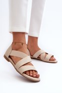 Sandały Model Apulia 21SD35-3882 Beige