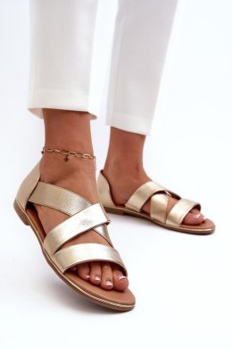 Sandały Model Apulia 21SD35-3882 Gold