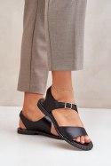 Sandały damskie skórzane Model Zazoo 3014 Black
