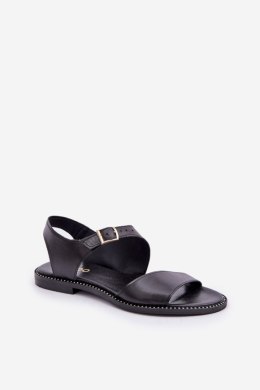 Sandały damskie skórzane Model Zazoo 3014 Black