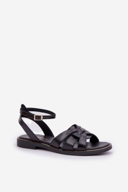 Sandały damskie skórzane Model Zazoo 3688 Black