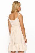 Sukienka damska Model M818 Light Beige - Makadamia