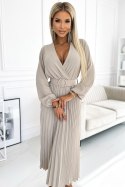 Sukienka damska Model Viviana 504-2 Beige - Numoco