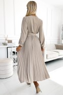 Sukienka damska Model Viviana 504-2 Beige - Numoco