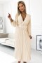 Sukienka damska Model Viviana 504-7 Light Beige - Numoco
