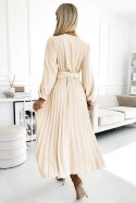 Sukienka damska Model Viviana 504-7 Light Beige - Numoco
