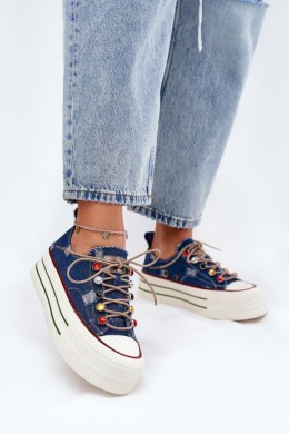 Trampki damskie Model Goe RR2N4103 Navy