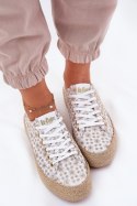 Trampki damskie Model Lee Cooper LCW-25-08-3648L White/Gold