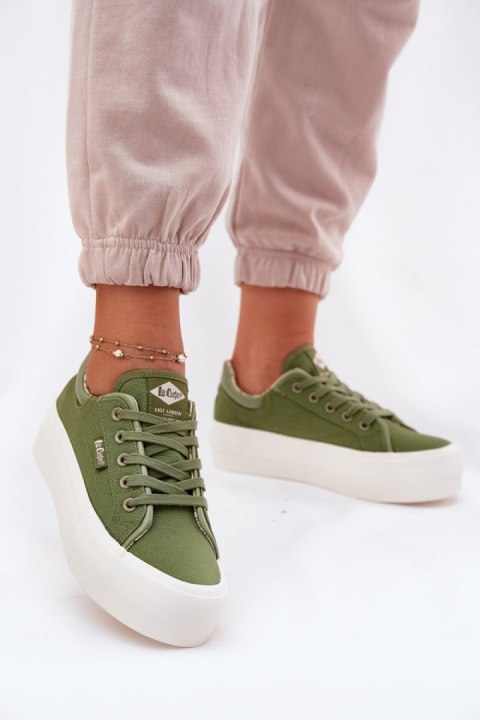 Trampki damskie Model Lee Cooper LCW-25-31-3449L Green Trampki damskie Model Lee Cooper LCW-25-31-3449L Green