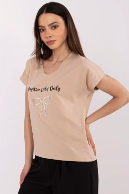 Tshirt Damski Model CLM-TS-1727.90 Camel - Factory Price