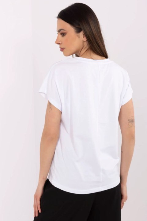 Tshirt Damski Model CLM-TS-1727.90 White - Factory Price Tshirt Damski Model CLM-TS-1727.90 White - Factory Price