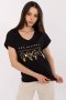 Bluzka T-shirt Damski Model CLM-TS-1729.86 Black - Factory Price