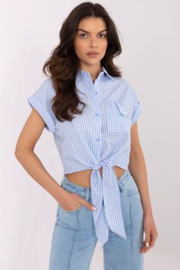 Bluzka Koszula Damska Model NM-BZ-KA-01147.62P White/Blue - NM