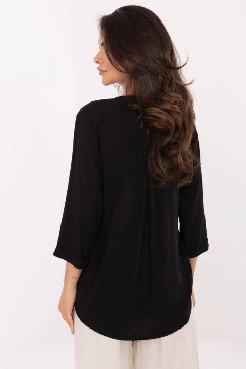 Bluzka damska Model D73761M11174B Black - Sublevel Bluzka damska Model D73761M11174B Black - Sublevel