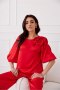 Bluzka damska Model Giana CZE BLU0178 Red - Roco Fashion