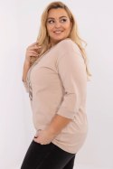 Bluzka damska Plus size Oversize Model RV-BZ-A291.45 Beige - Relevance