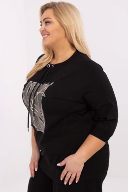 Bluzka damska Plus size Oversize Model RV-BZ-A291.45 Black - Relevance