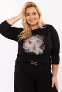Bluzka damska Plus size Oversize Model RV-BZ-A400.39 Black - Relevance